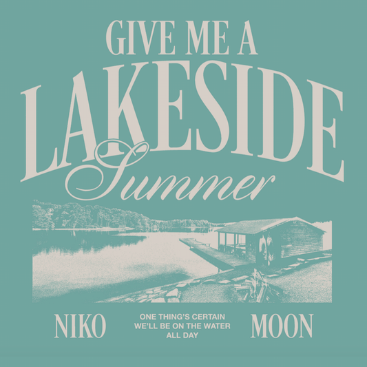 Lakeside Summer Teal Tee