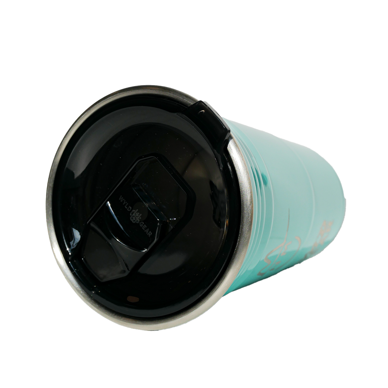 Teal Wyld Gear Stacked Logo 16 oz Cup