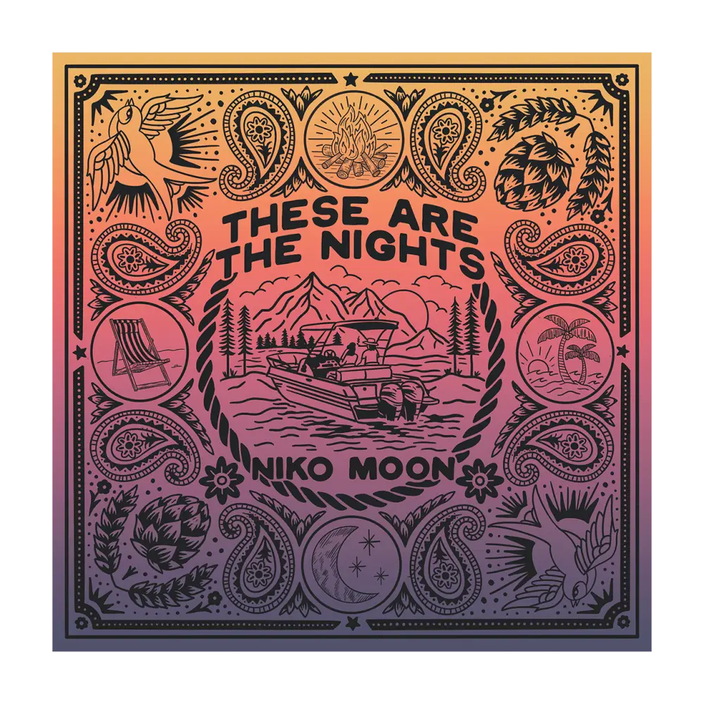 Illustrated album cover.