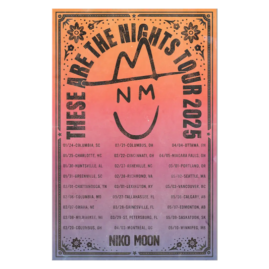 Niko Moon tour poster.