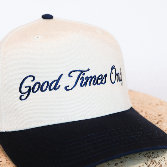 Good Times Only Two-Tone Hat (Navy)