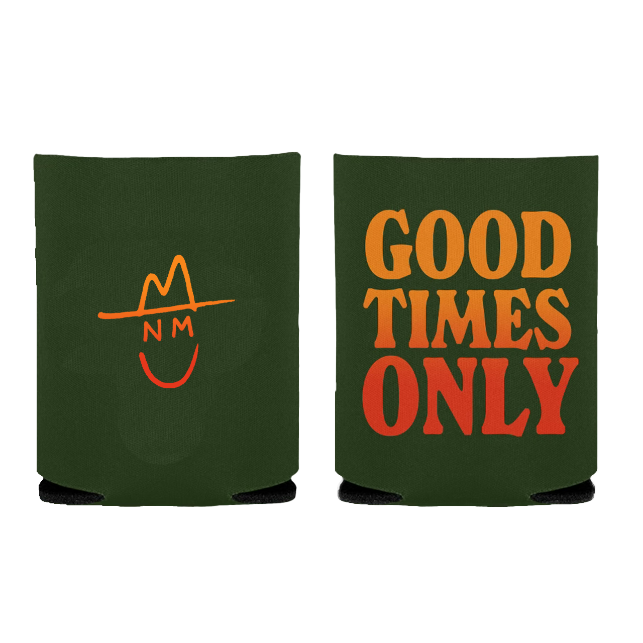 Good Times Only Green Koozie