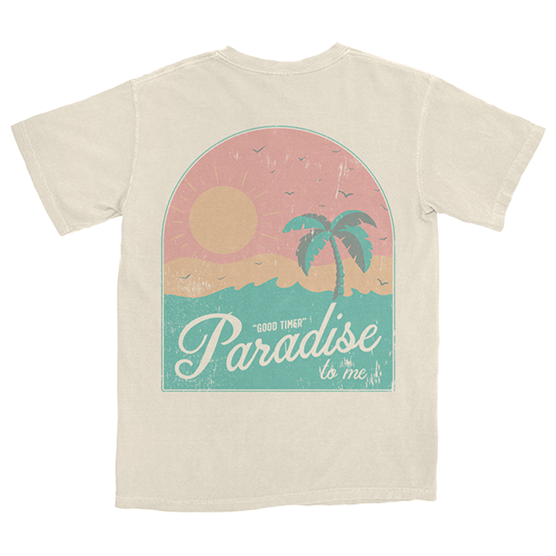 Paradise To Me Palm Tee - GOODTIMERS EXCLUSIVE